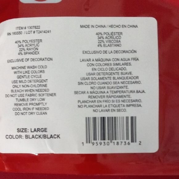 Mens Size L 2 Pack Base Layer Pants Black Quick Dry Heat Retention Anti-Odor NEW - Picture 9 of 11